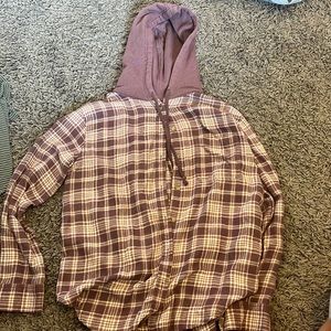 American Eagle Button Up Hoodie
